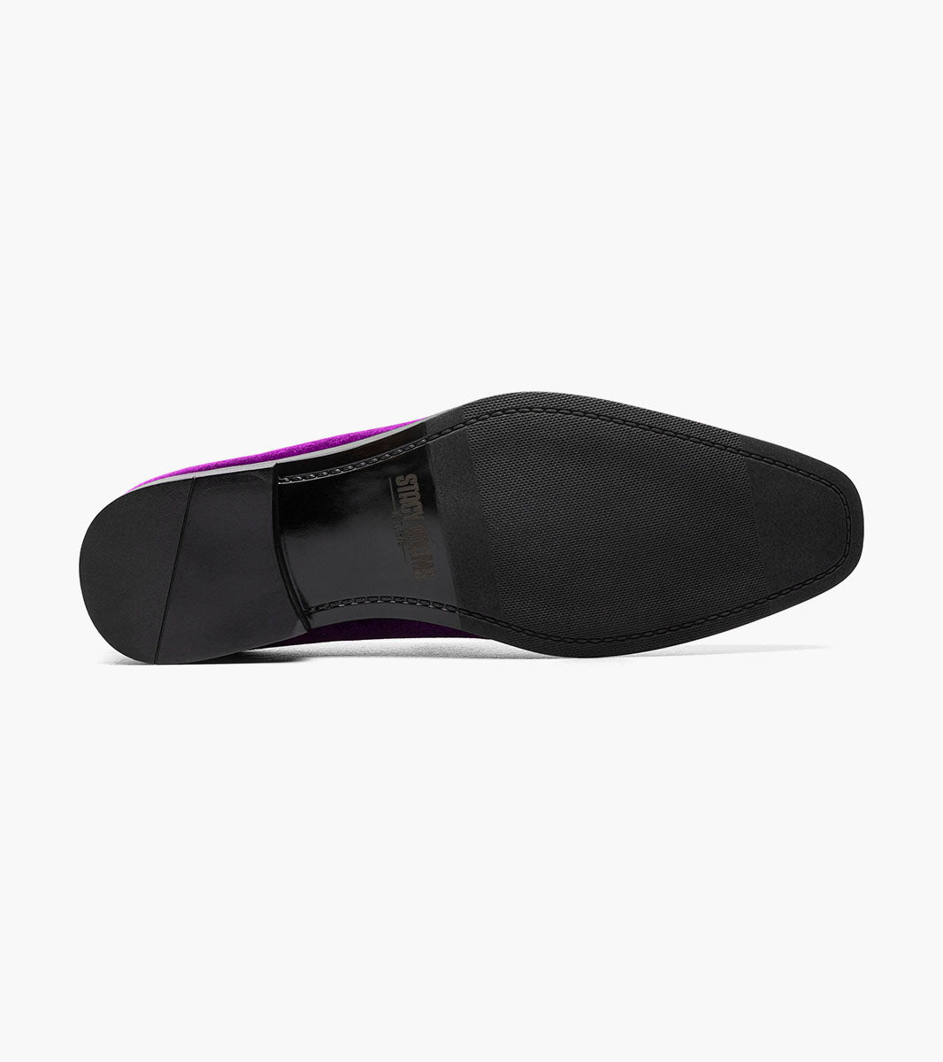 Stacy Adams Savian Plain Toe Velour Slip On