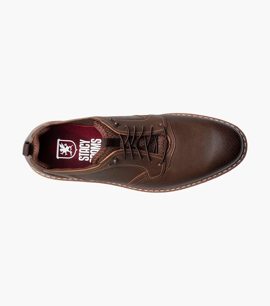 Stacy Adams Sync Plain Toe Elastic Lace Up