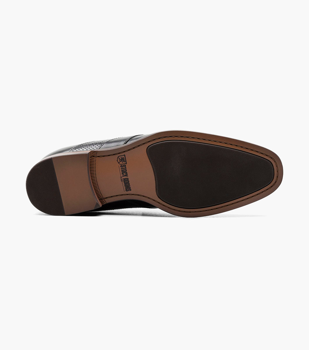 Stacy Adams Karnes Moc Toe Penny Slip On