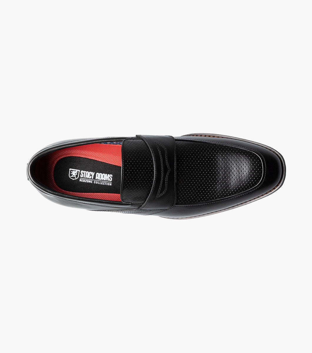 Stacy Adams Karnes Moc Toe Penny Slip On