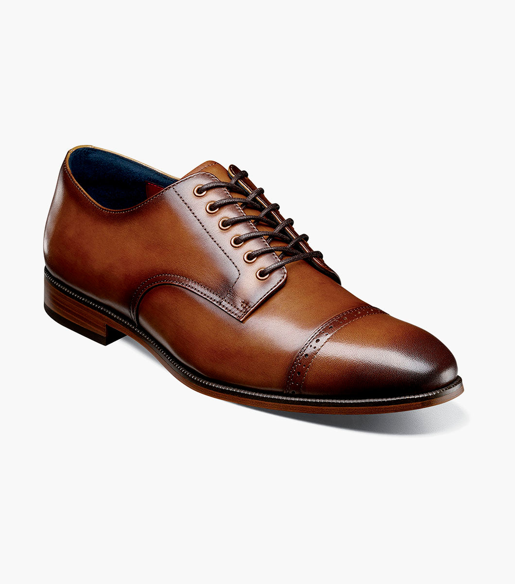 Stacy Adams William Men's Cap-Toe Leather Oxford Shoes, Size: 13, Brown Stacy Adams William Men's Cap-Toe Leather Oxford Shoes, Size: 13, Brown