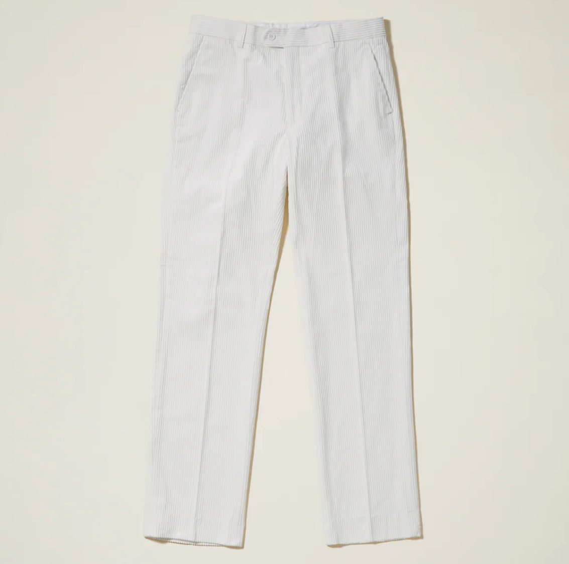 Inserch 100% Cotton Flat Front Corduroy Pants