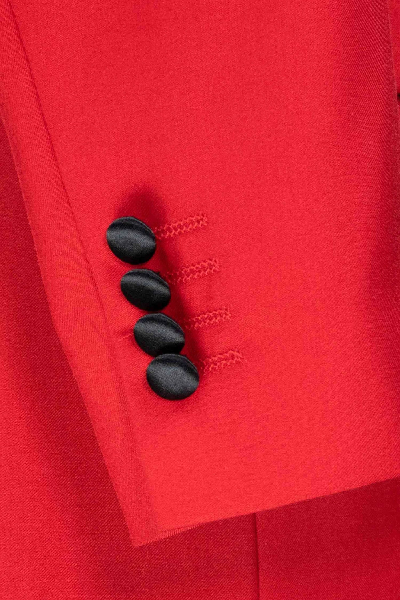 Vinci 3pc Regular Fit Tuxedo w/Matching Bow tie & Adjustable Waistband (Red)