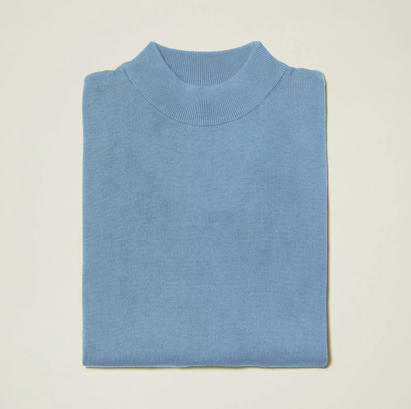 Inserch Mock Neck Sweater (Blue Mist)