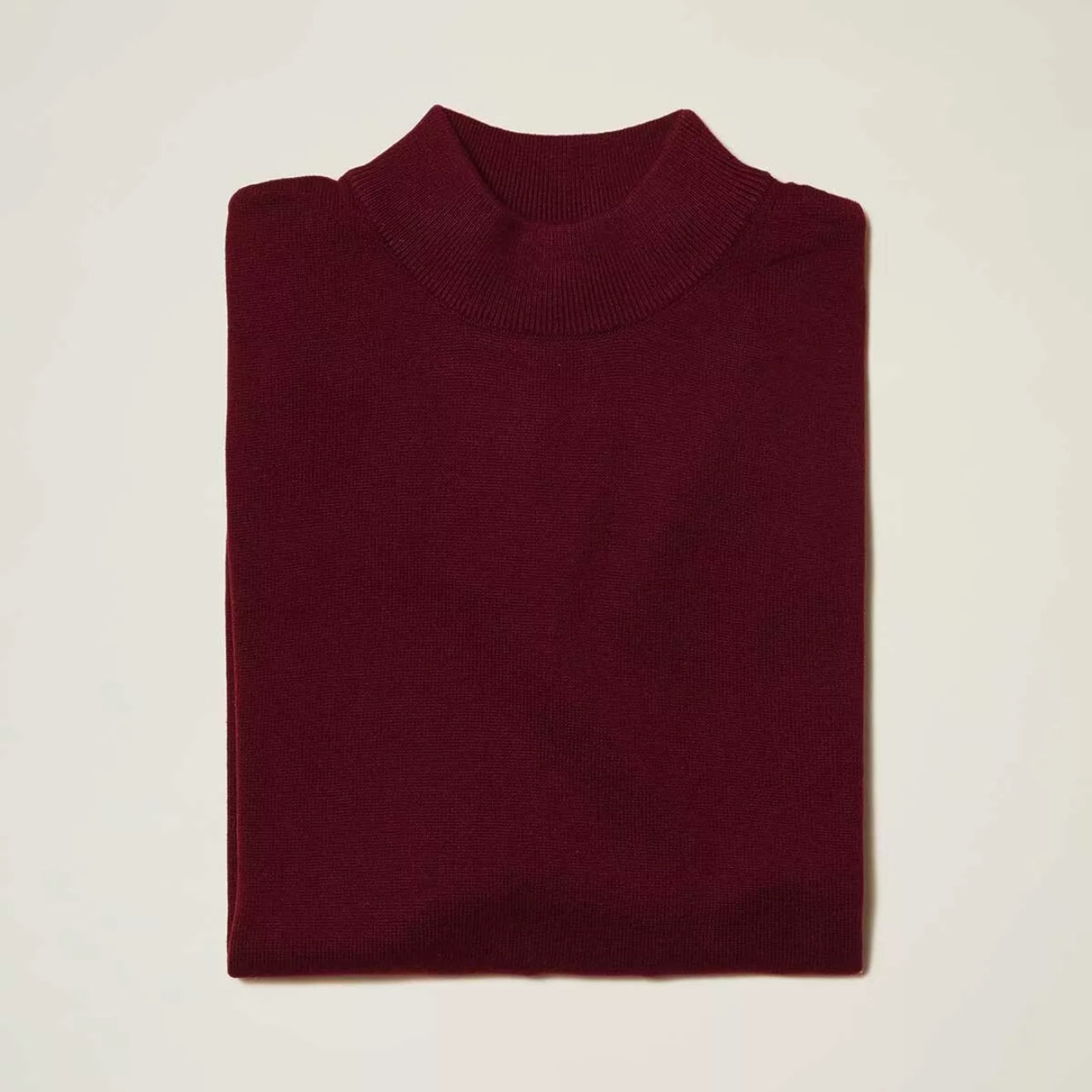Inserch Mock Neck Sweater (Burgundy)
