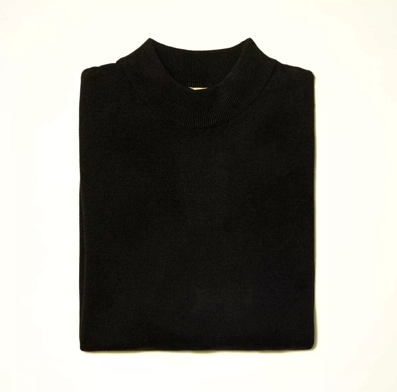 Inserch Mock Neck Sweater (Black)