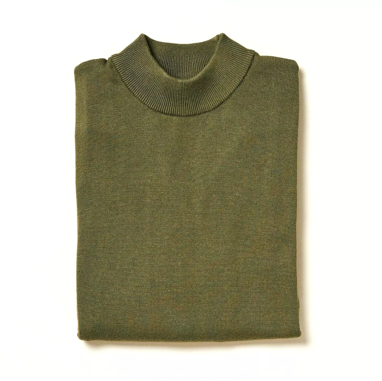 Inserch Mock Neck Sweater (Olive)