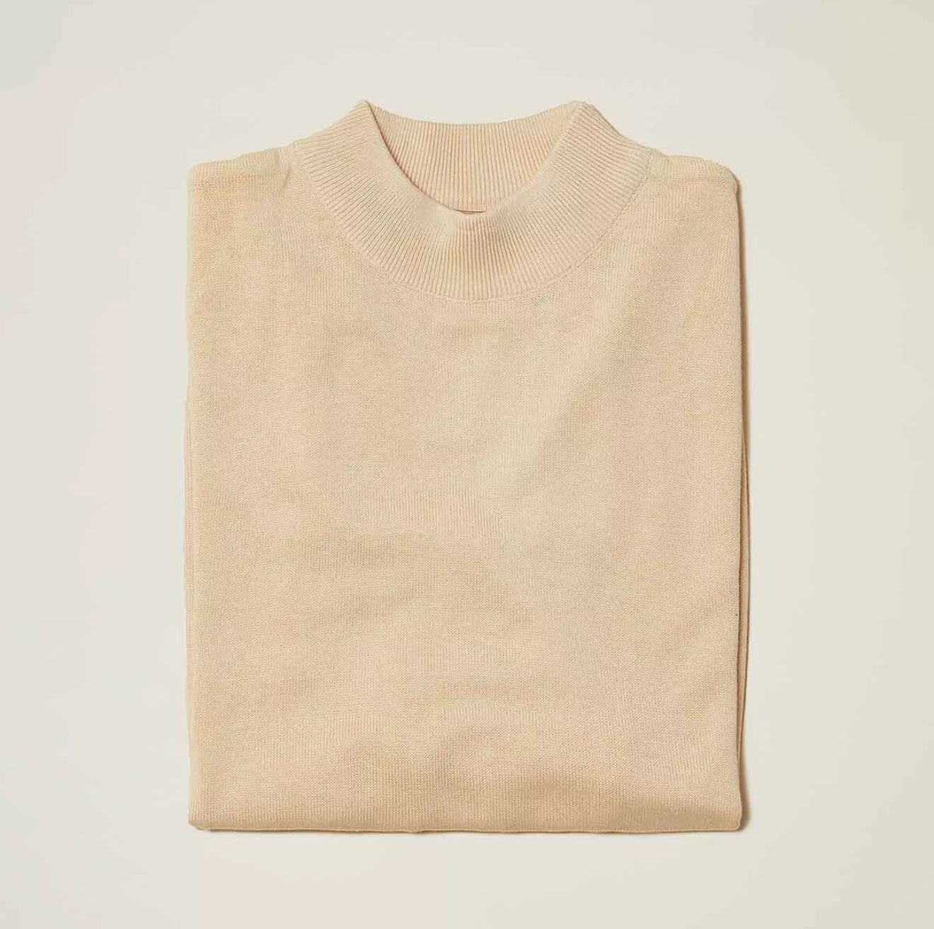 Inserch Mock Neck Sweater (Stone)