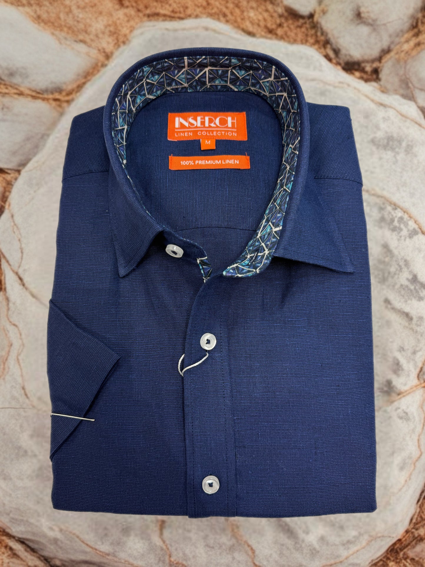 Inserch Short Sleeve Linen Shirt