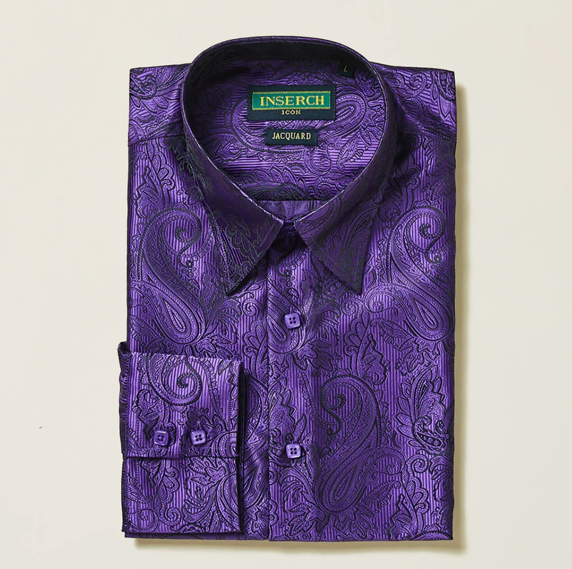 Inserch Paisley Jacquard Shirt