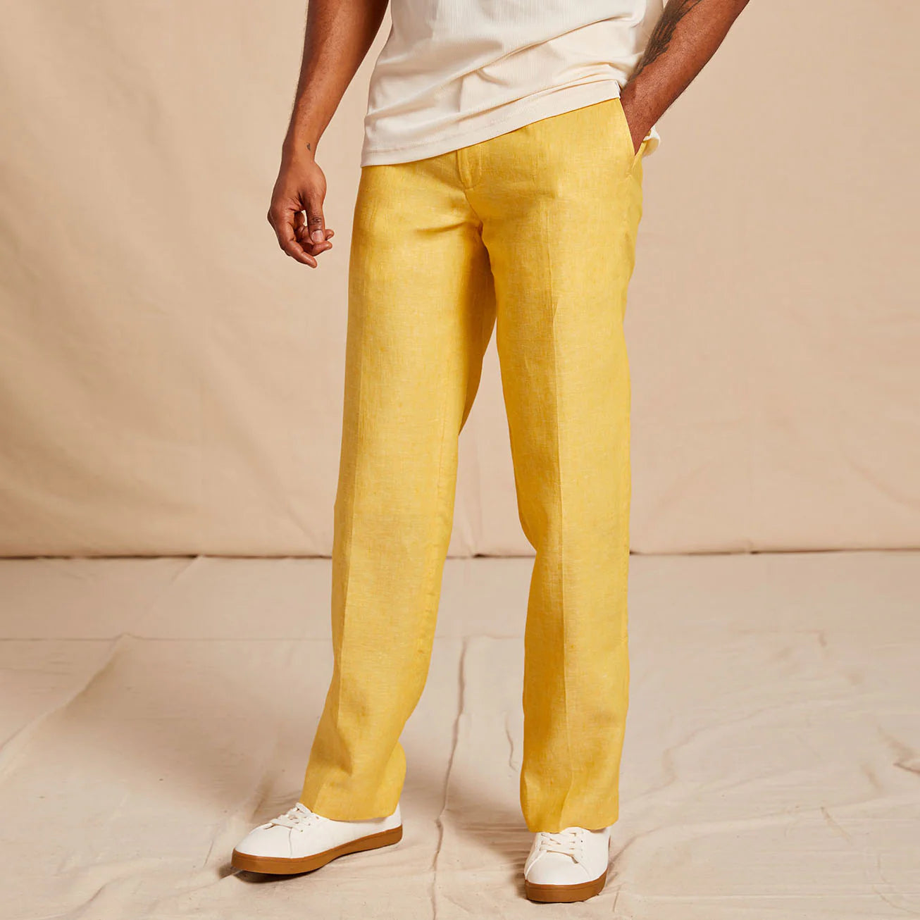 Inserch 100% Premium Linen Pants