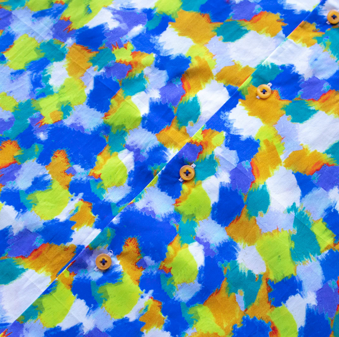 Inserch Short Sleeve Dot Print Shirt