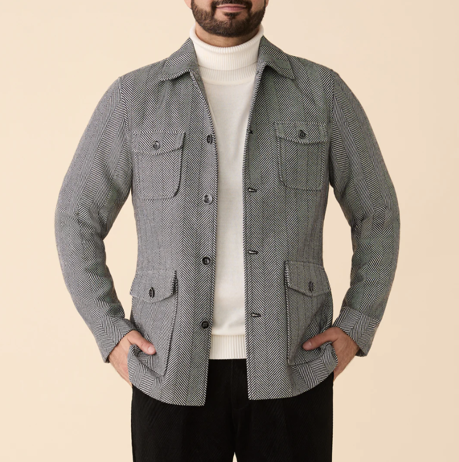 Inserch Herringbone 4 Pocket Jacket