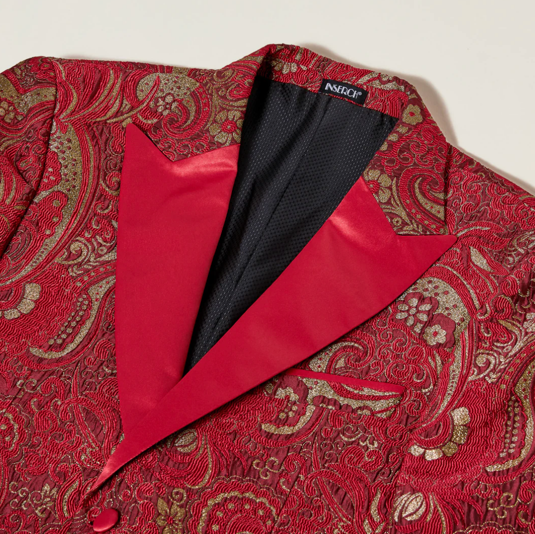 Inserch Paisley Jacquard Blazer