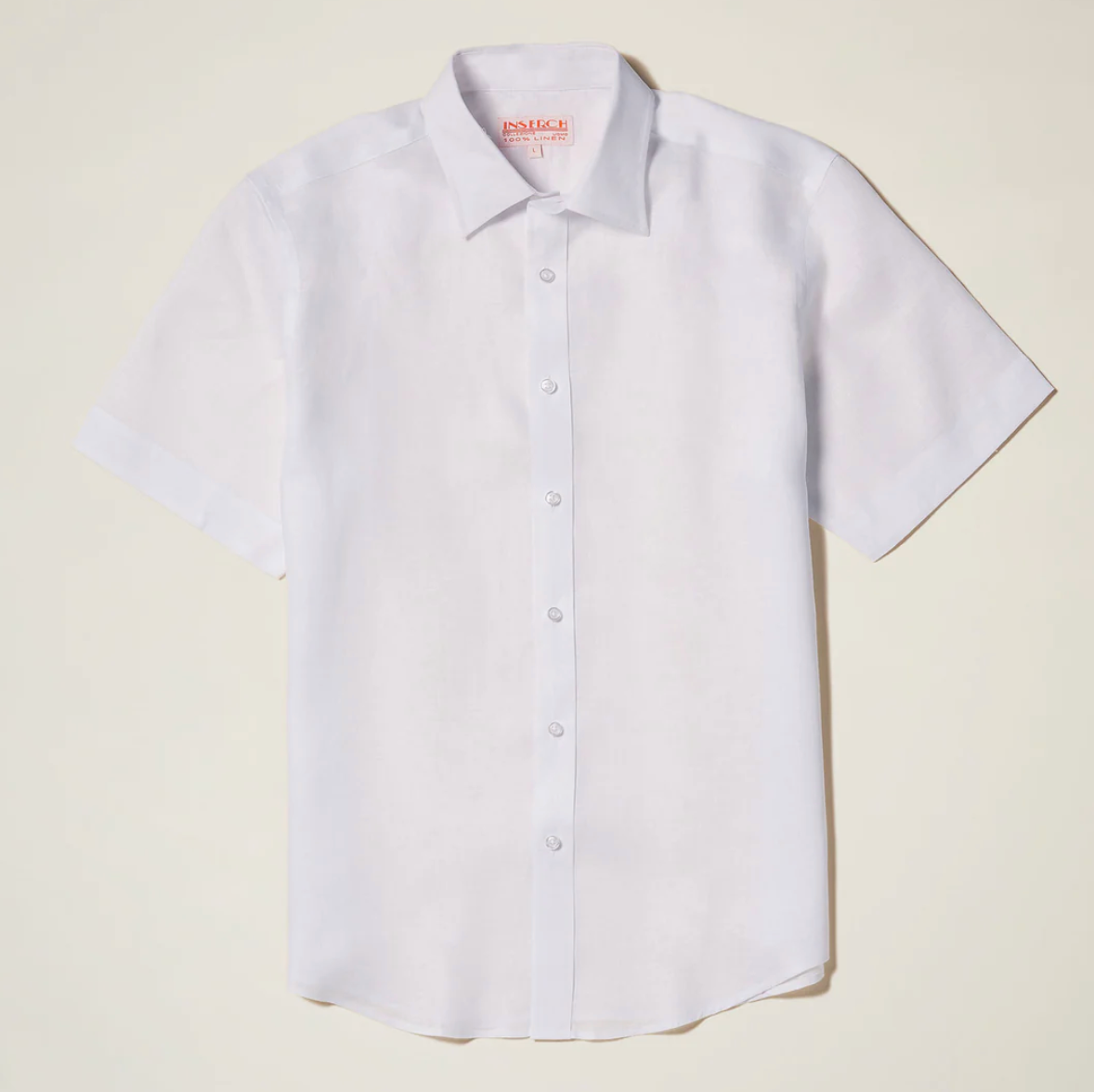Inserch Short Sleeve Linen Shirt