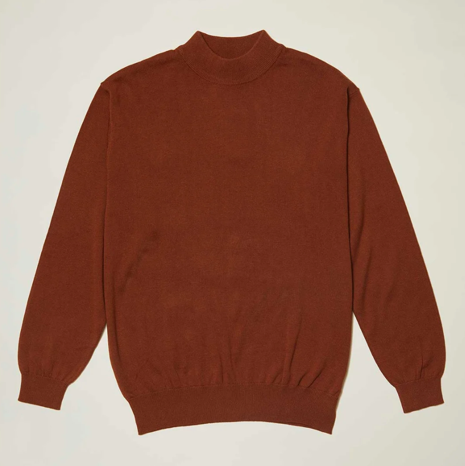 Inserch Mock Neck Sweater (Aztec)