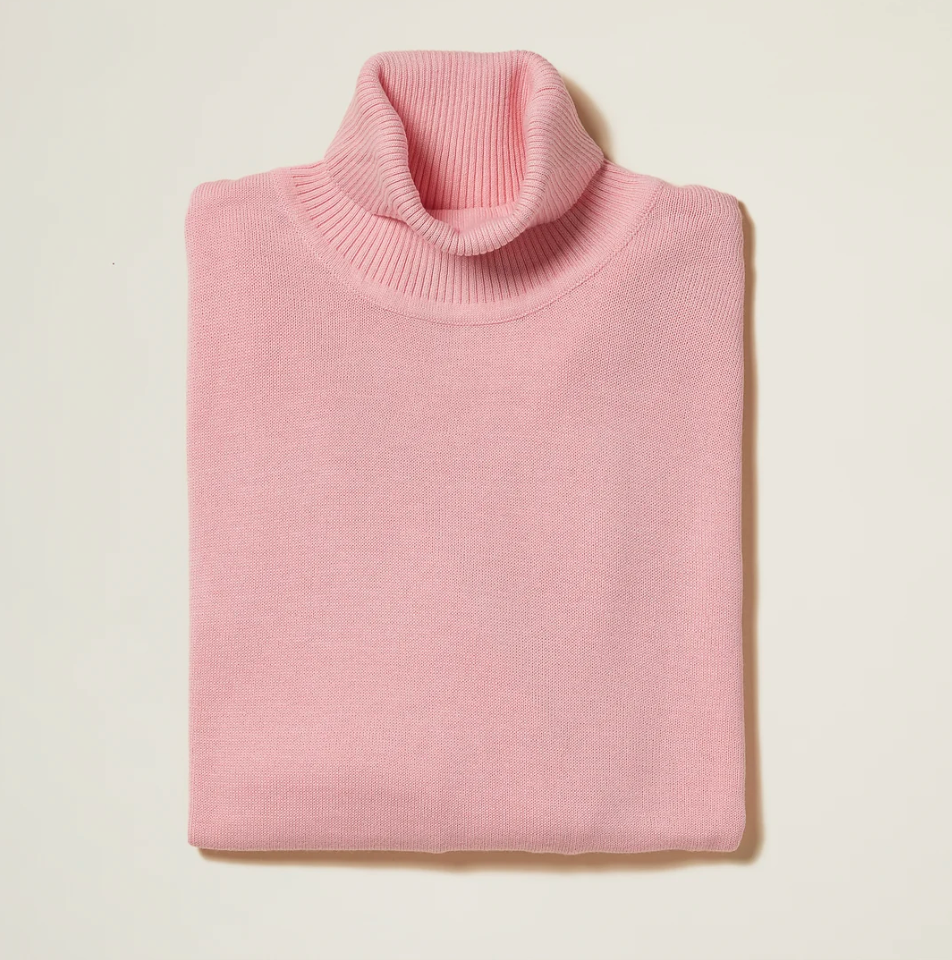 Inserch Turtleneck Sweater (Pink)