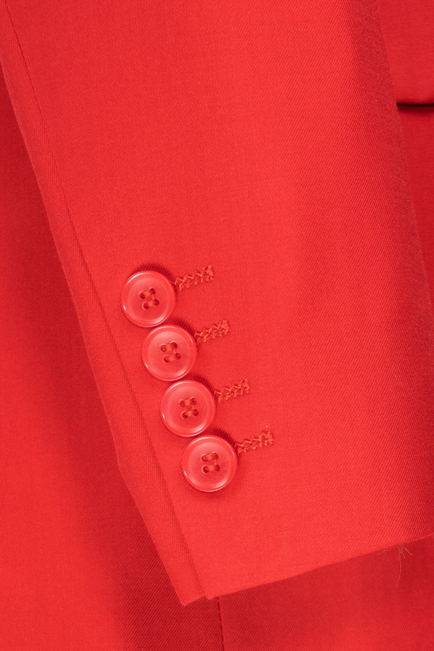 Vinci 2pc Slim Fit Single Breasted 2 button Suit (Red)