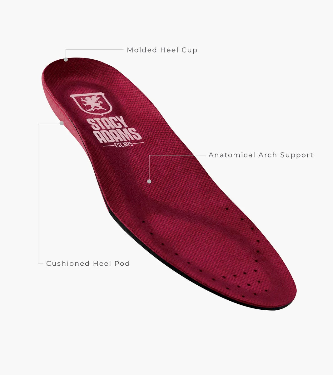 Stacy Adams Synchro Plain Toe Elastic Lace U