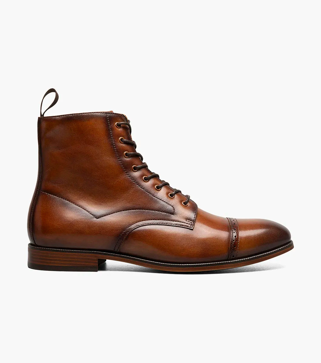 Stacy Adams Henry Cap Toe Lace Up Boot