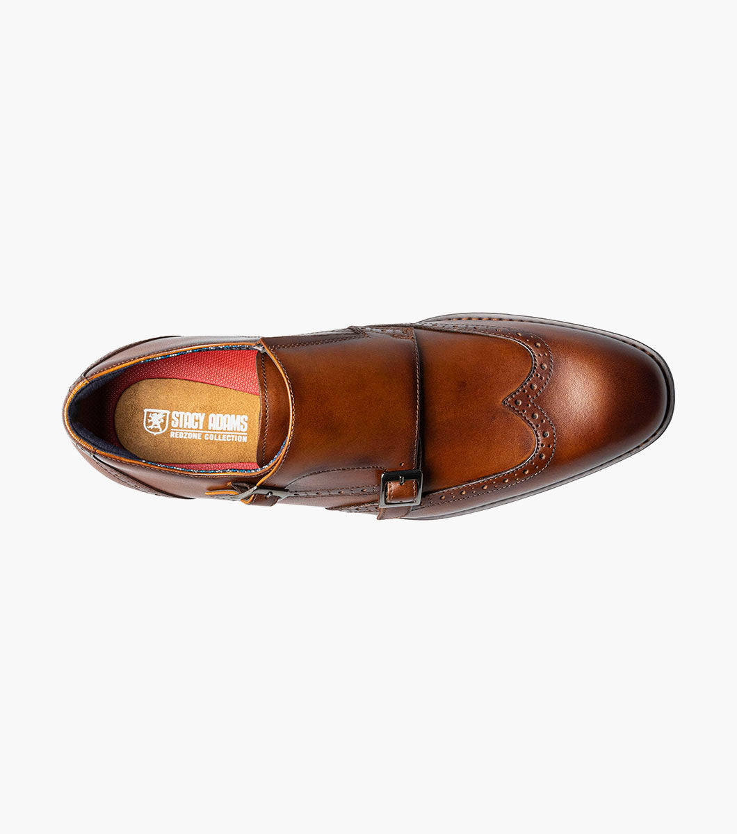 Stacy Adams Karson Wingtip Double Monk Strap