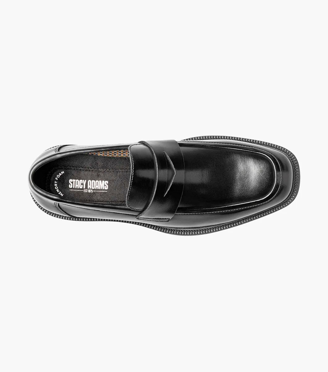 Stacy Adams Everett Moc Toe Penny Slip On