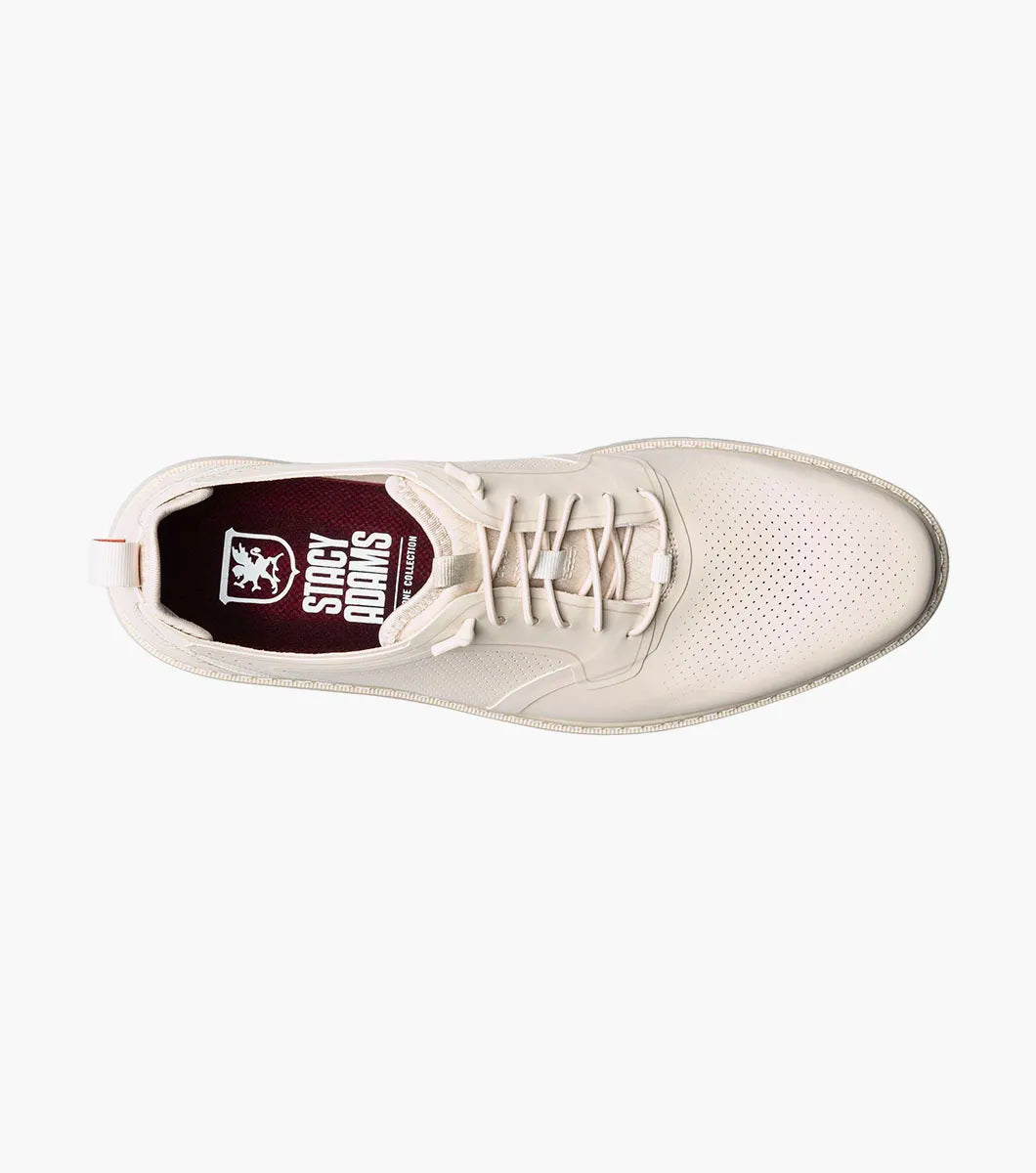 Stacy Adams Synchro Plain Toe Elastic Lace U