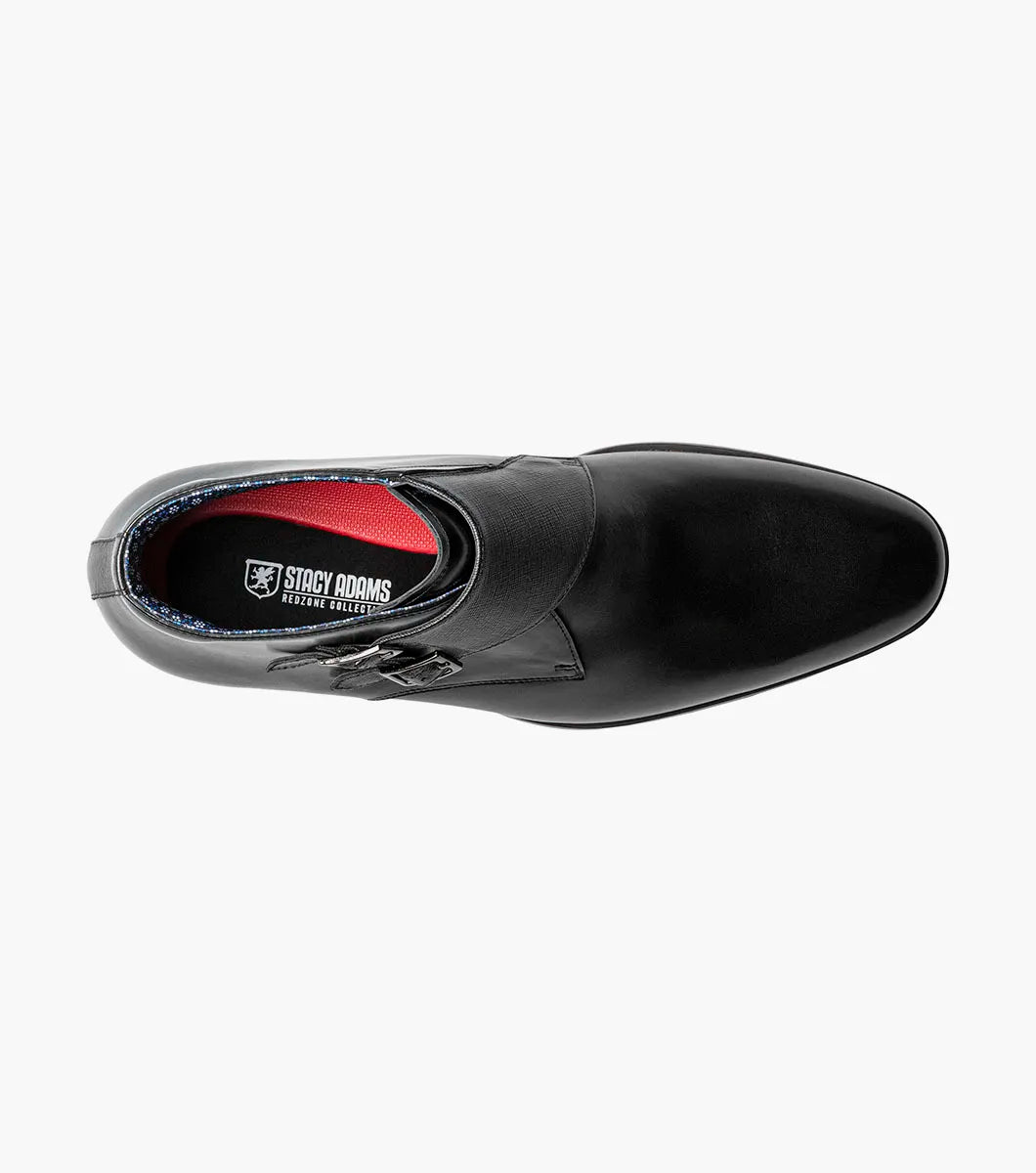 Stacy Adams Kaius Plain Toe Double Monk Strap Boot