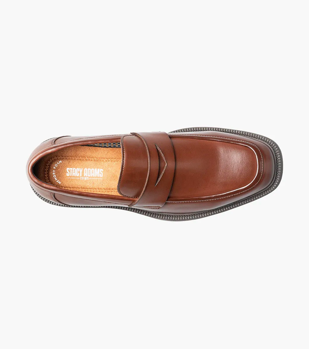 Stacy Adams Everett Moc Toe Penny Slip On