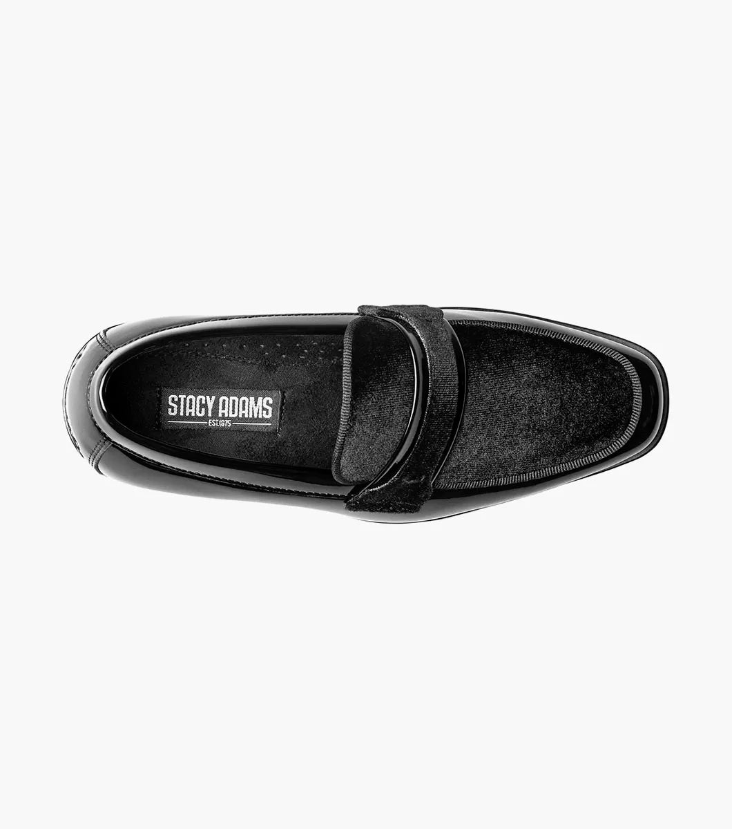 Stacy Adams Kids Spratley Moc Toe Saddle Slip On