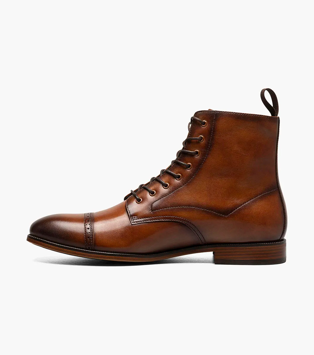 Stacy Adams Henry Cap Toe Lace Up Boot