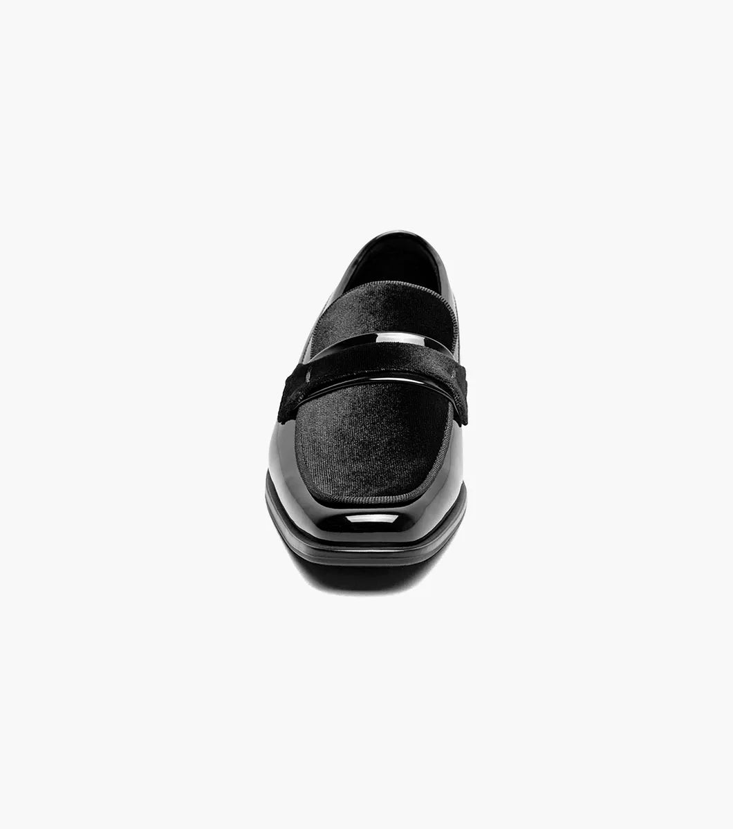 Stacy Adams Kids Spratley Moc Toe Saddle Slip On