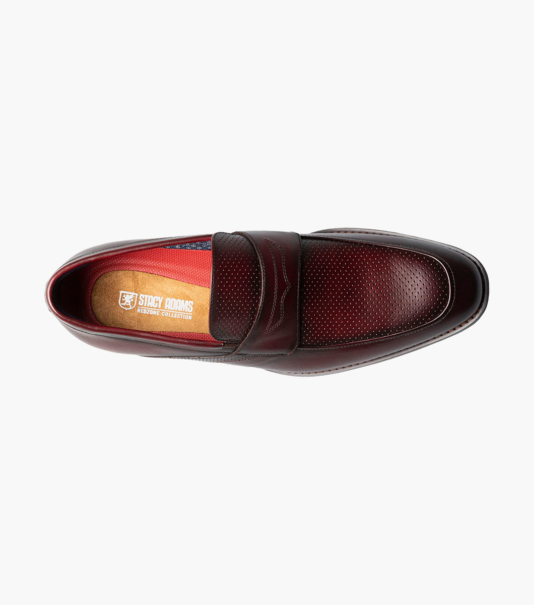 Stacy Adams Karnes Moc Toe Penny Slip On