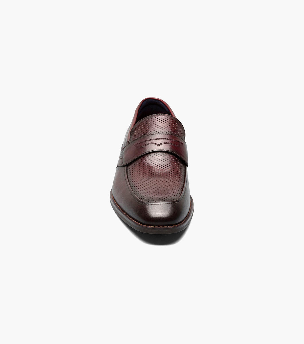 Stacy Adams Karnes Moc Toe Penny Slip On