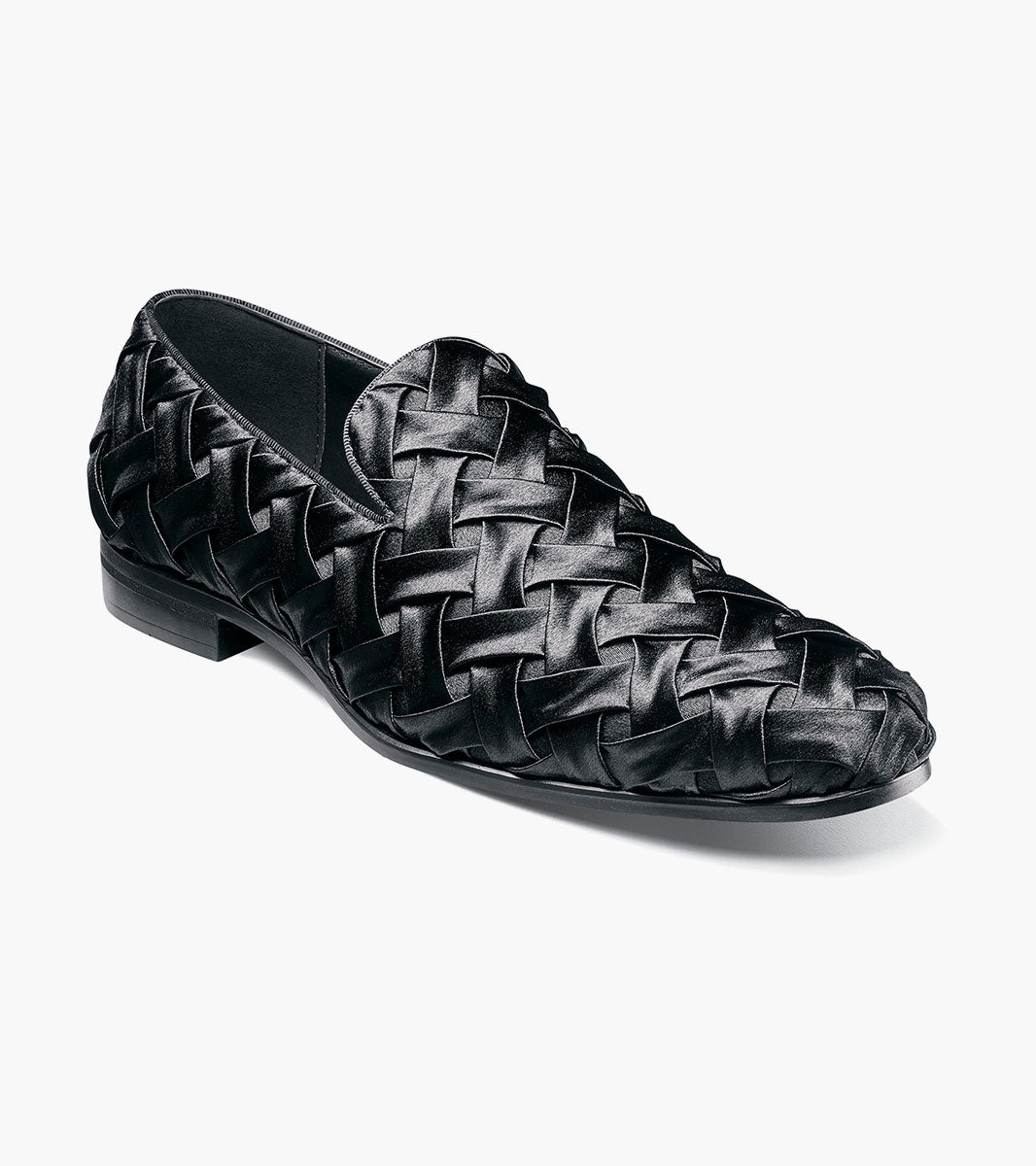 Stacy Adams Savoir Plain Toe Satin Slip On