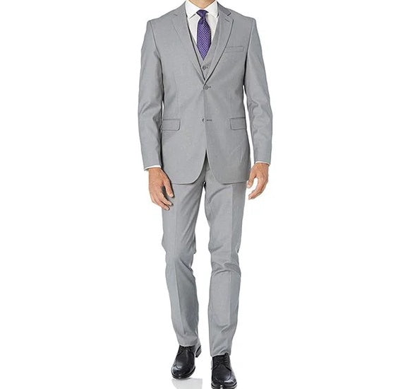 Caravelli 3pc Regular Fit Suit (Lt.Grey)