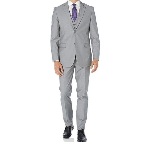 Caravelli 3pc Regular Fit Suit (Lt.Grey)
