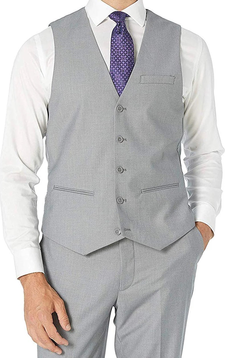 Caravelli 3pc Regular Fit Suit (Lt.Grey)