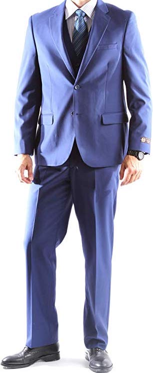 Caravelli 3pc Regular Fit Suit (Cobalt)