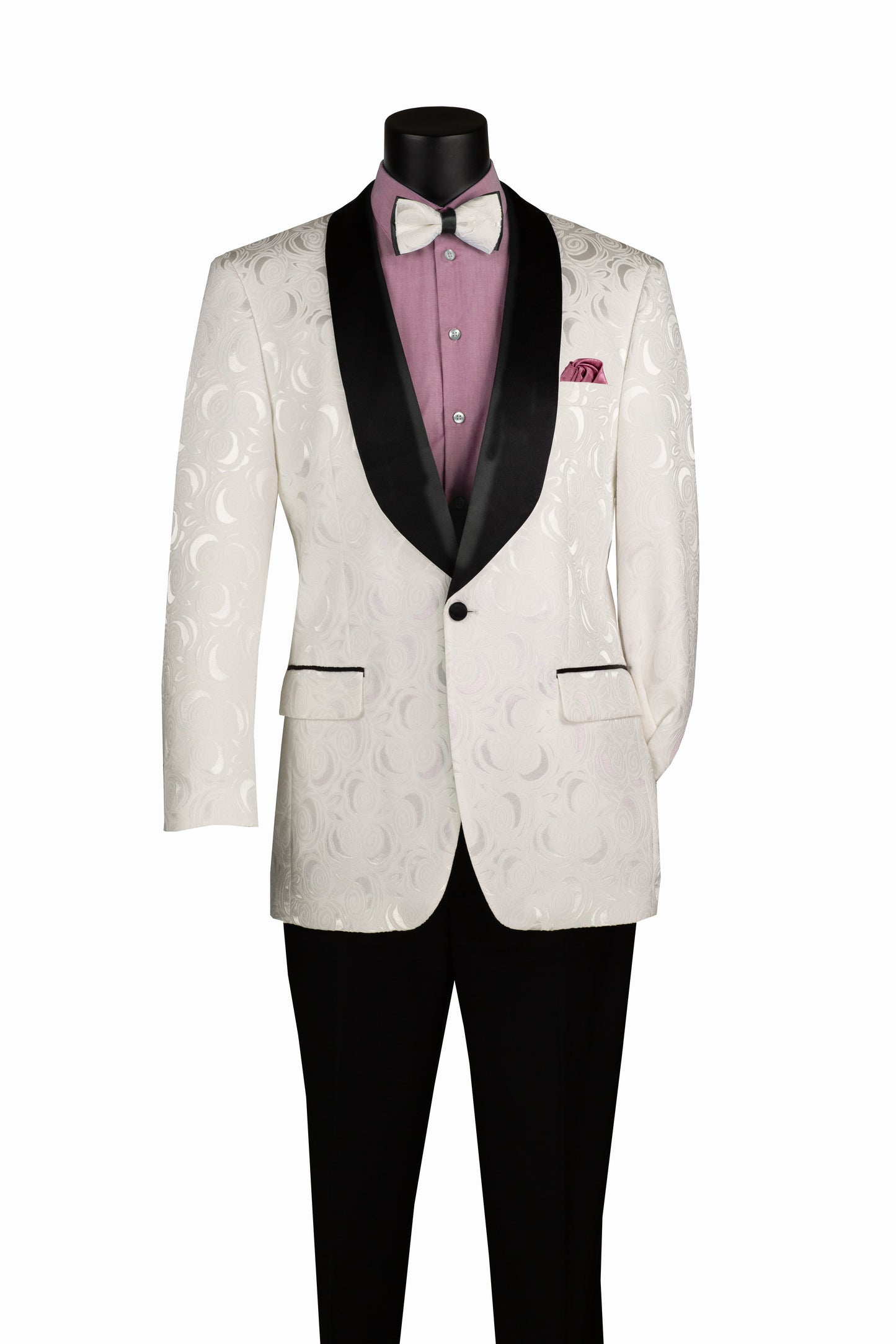 Vinci Regular Fit Prom Jacket w/Matching Bow Tie