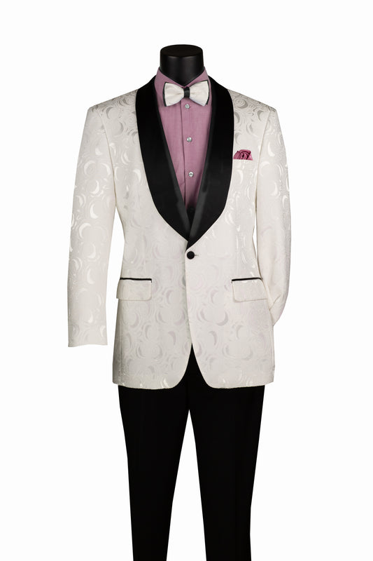 Vinci Regular Fit Prom Jacket w/Matching Bow Tie