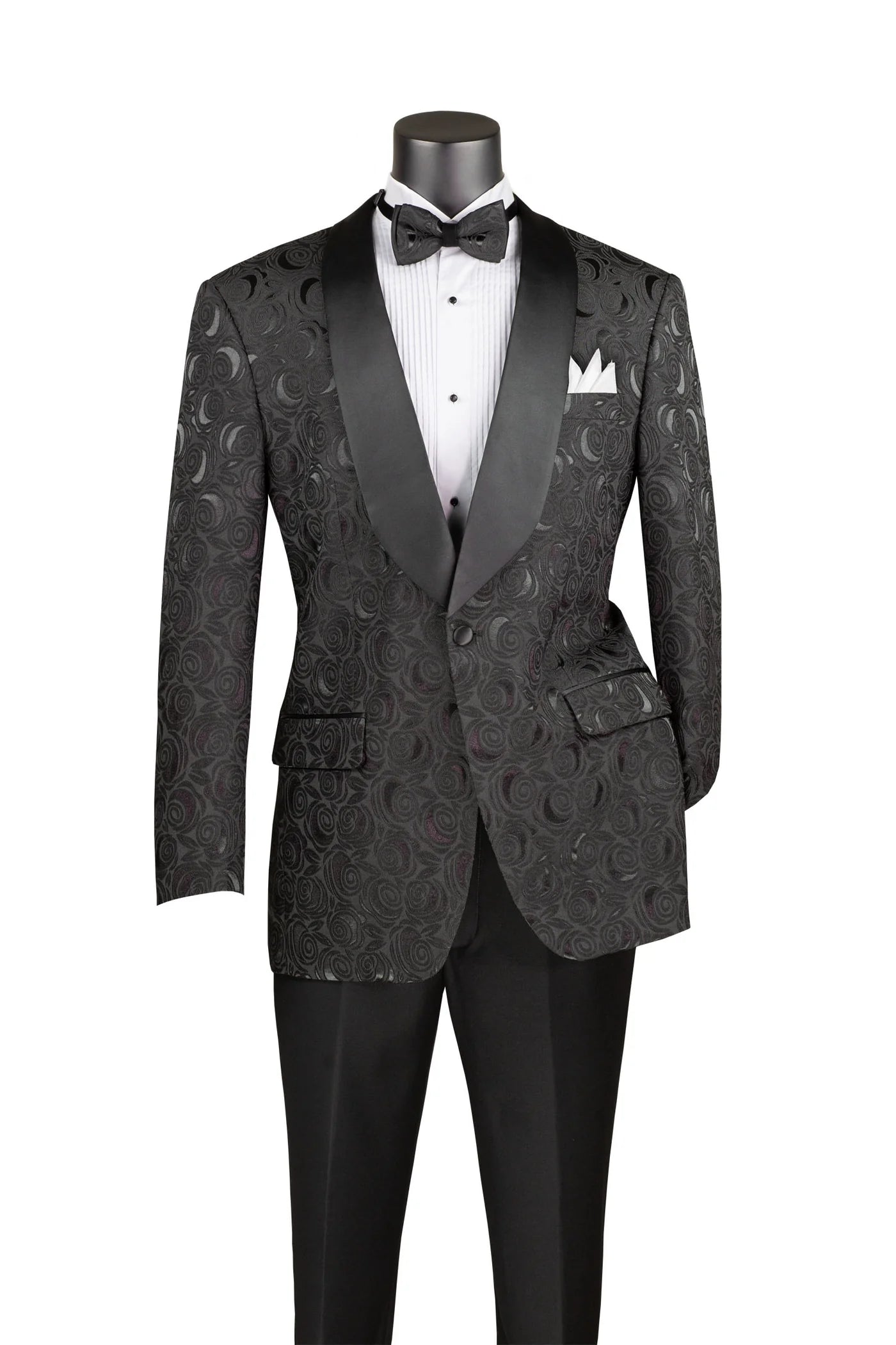Vinci Regular Fit Prom Jacket w/Matching Bow Tie