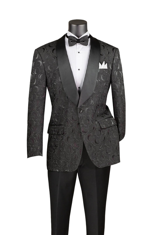 Vinci Regular Fit Prom Jacket w/Matching Bow Tie