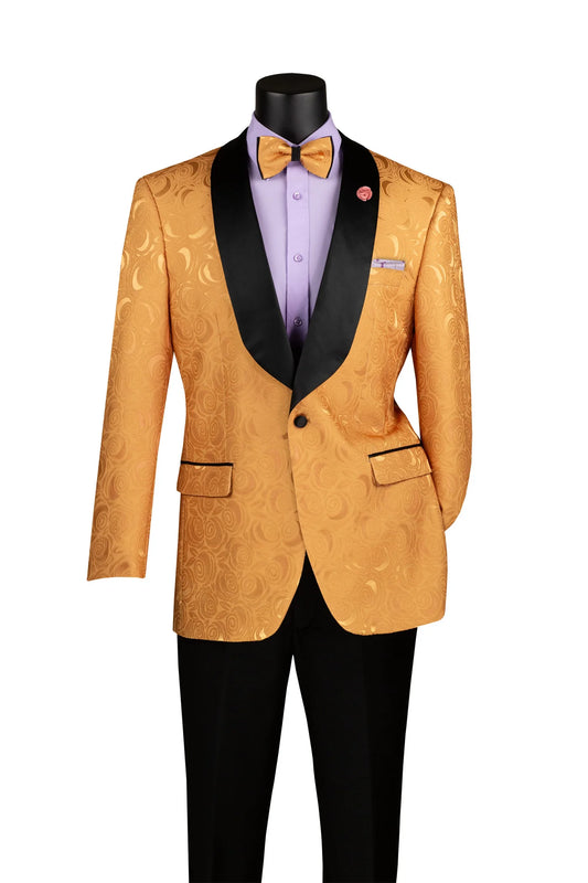 Vinci Regular Fit Prom Jacket w/Matching Bow Tie
