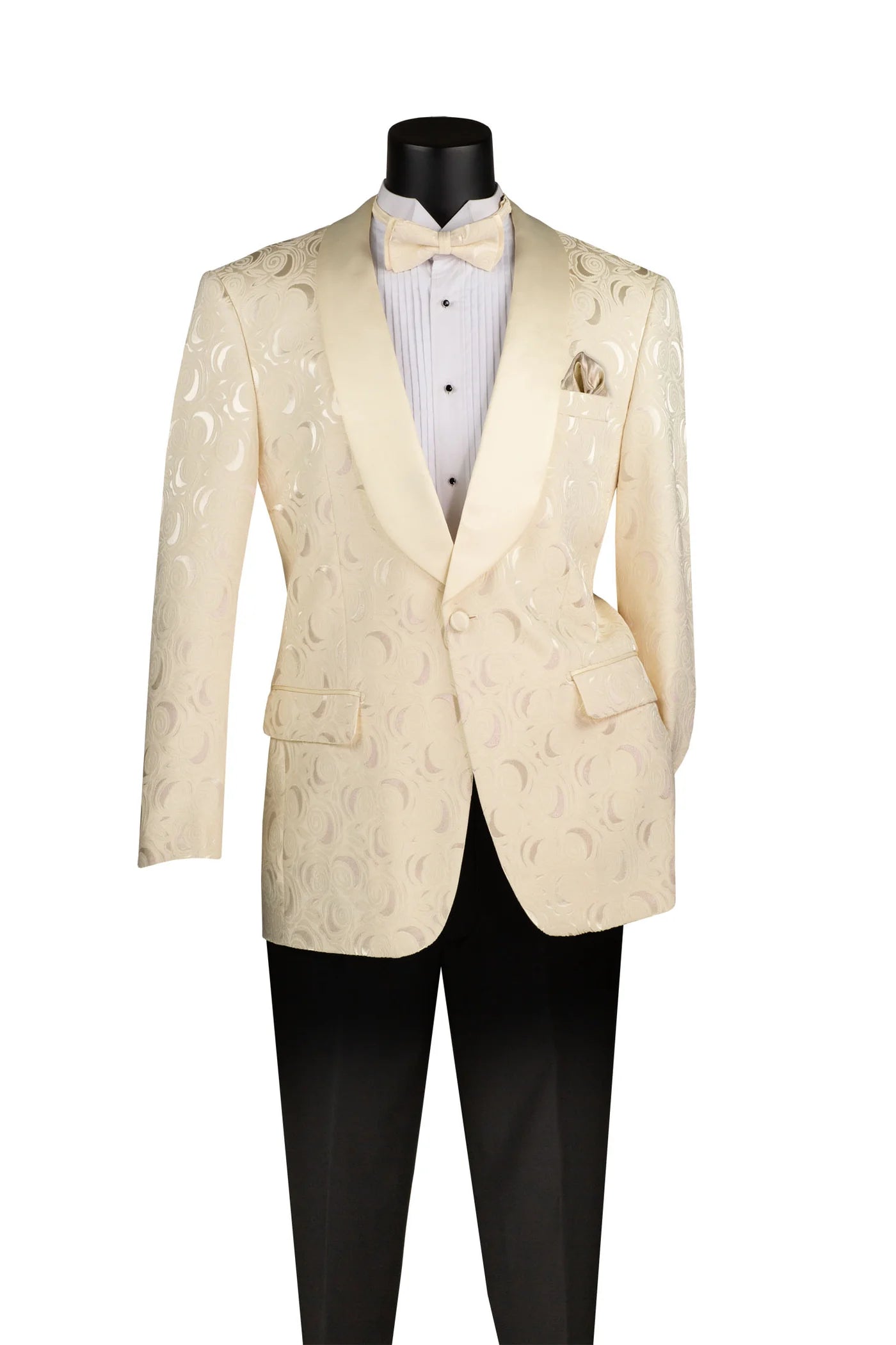Vinci Regular Fit Prom Jacket w/Matching Bow Tie
