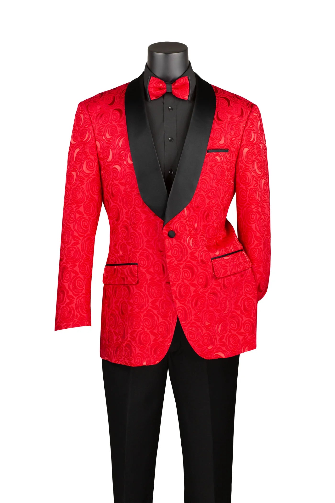 Vinci Regular Fit Prom Jacket w/Matching Bow Tie