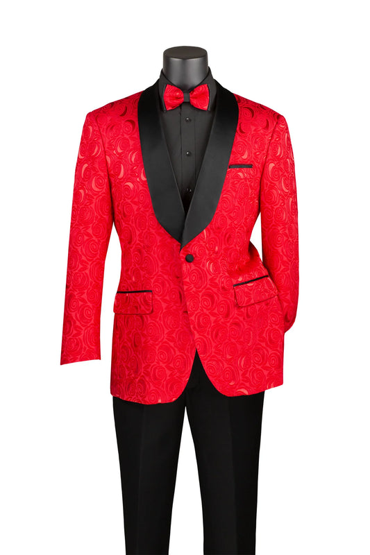 Vinci Regular Fit Prom Jacket w/Matching Bow Tie