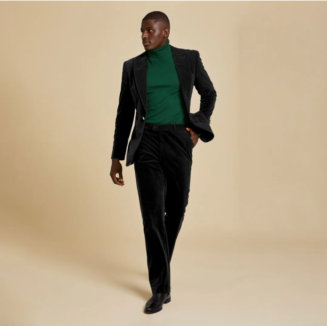 Inserch Velvet Blazer
