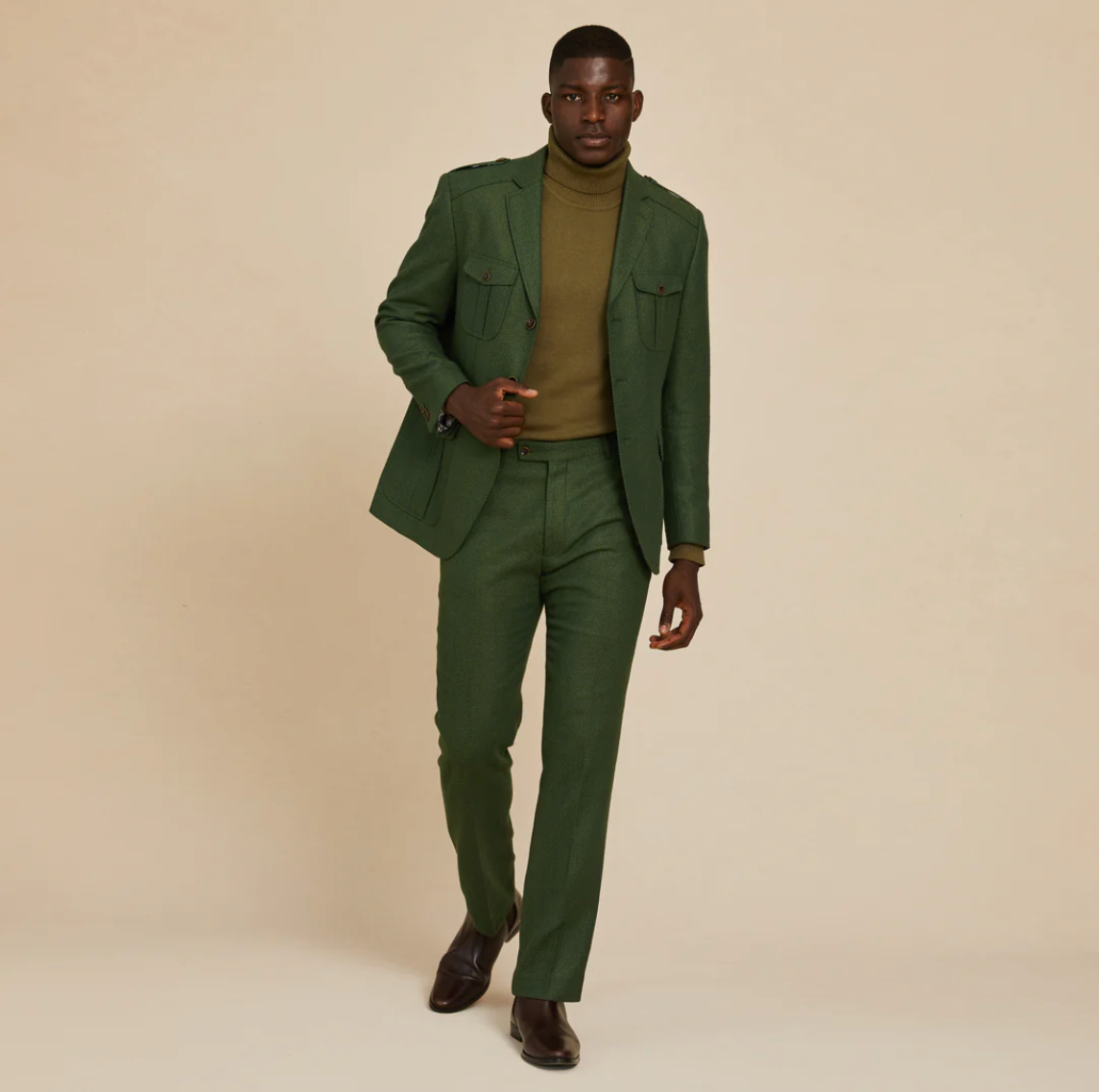 Inserch Herringbone Blazer