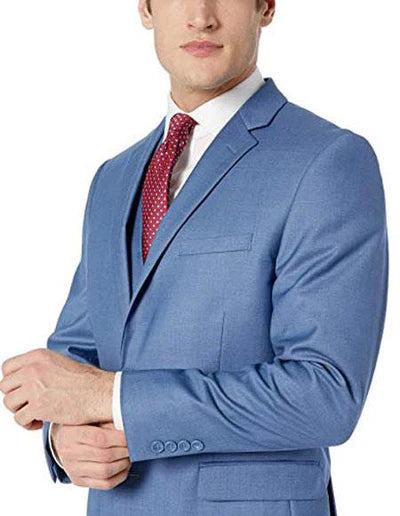 Caravelli 3pc Slim Fit Suit (Powder Blue)